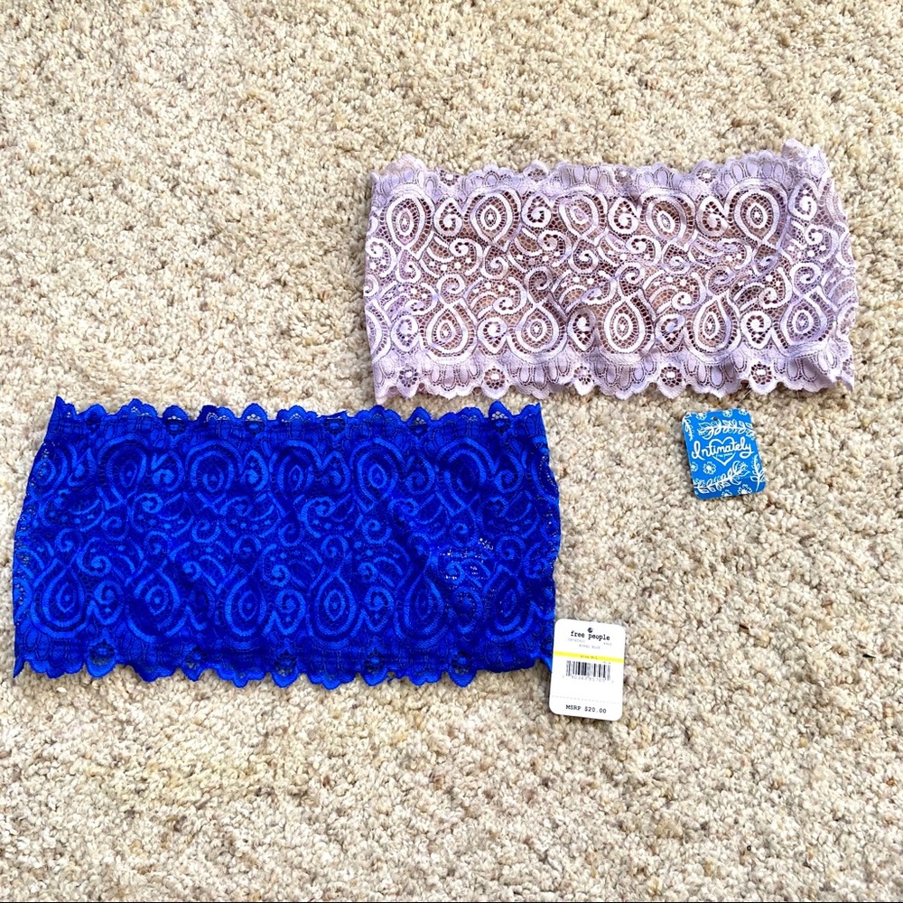 Free People Seamless and Lace Bandeau